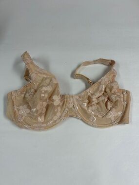 Olga Lace Underwire Bra in Beige Blush